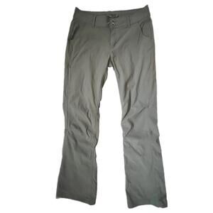 Prana Mid Rise Gray Hybrid Bootleg Pants - 8